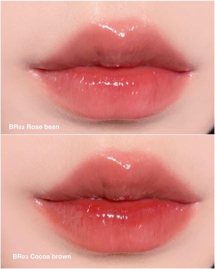 アンドバイロムアンド グラッシーボムティント/&nd by rom&nd/リップティントを使ったクチコミ(4枚目)