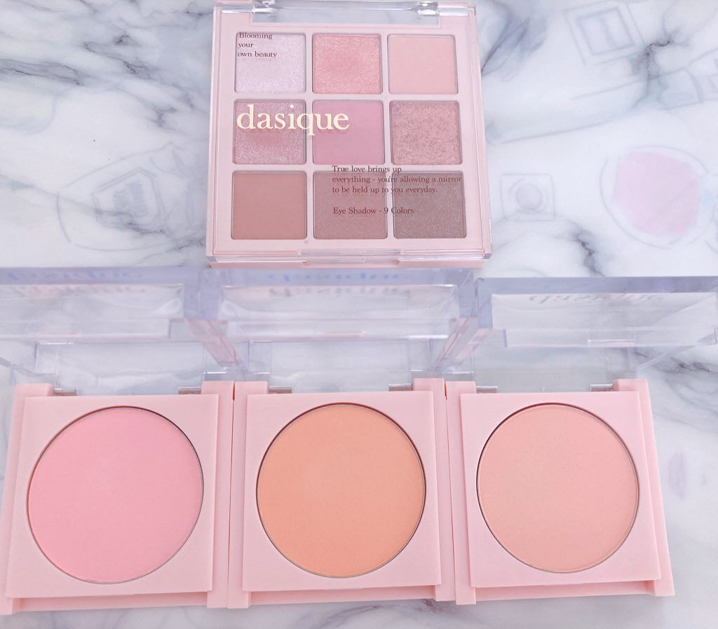 パステルブラッシャー/dasique/パウダーチークを使ったクチコミ（3枚目）