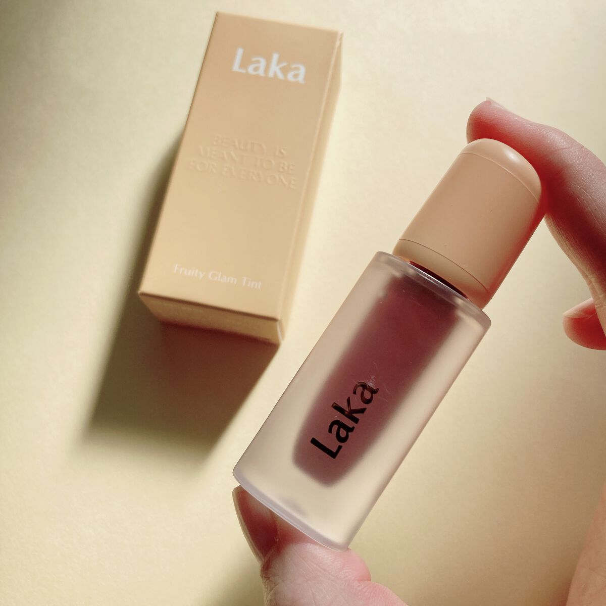 フルーティーグラムティント/Laka/リップティントを使ったクチコミ(2枚目)