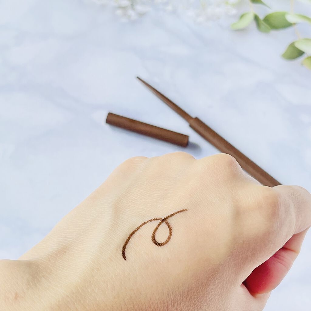 エテュセ ラスティング ジェルライナー 03 ウォームブラウン/ettusais/ジェルアイライナーを使ったクチコミ（3枚目）