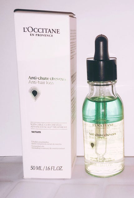 薬用 メディカル アンチヘアロスセラム/L'OCCITANE/頭皮ローションを使ったクチコミ(1枚目)