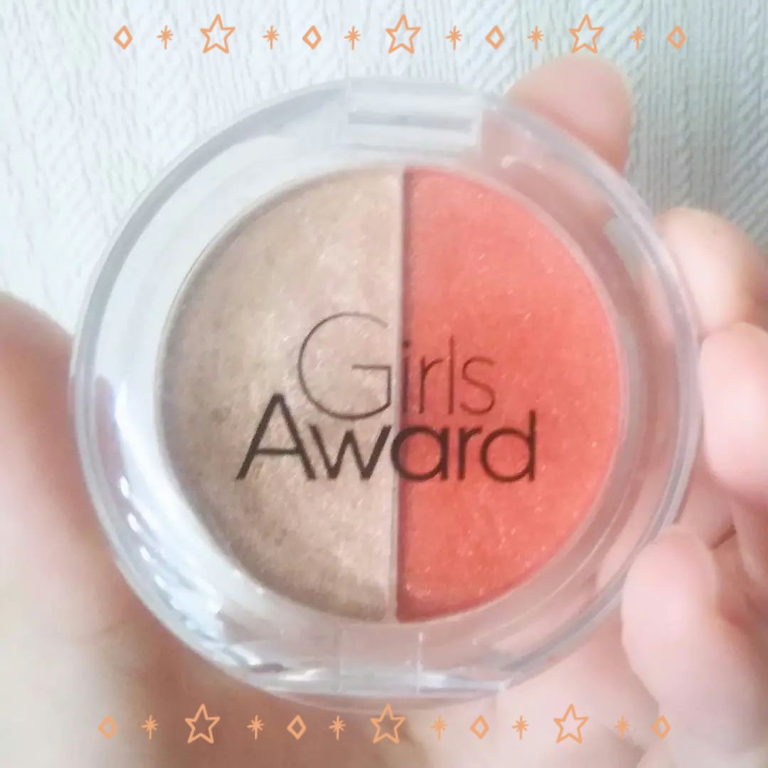  Girls Award デュアルアイシャドウ/crayontouch-me/アイシャドウパレットを使ったクチコミ（1枚目）