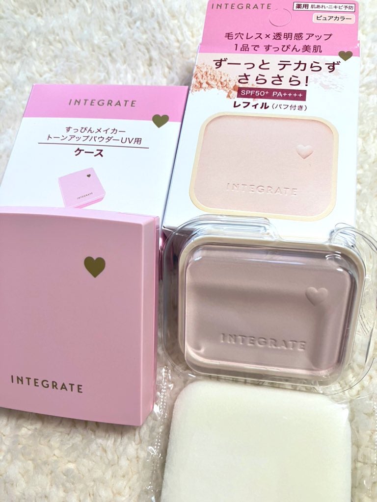 すっぴんメイカー CCパウダー/インテグレート/プレストパウダーを使ったクチコミ(1枚目)