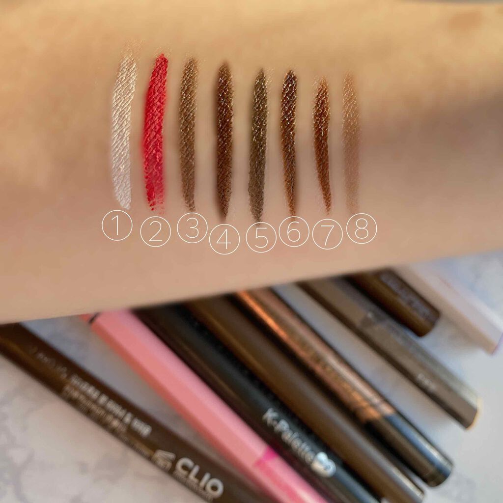 リアルラスティングアイライナー24hWP/K-パレット/リキッドアイライナーを使ったクチコミ(2枚目)