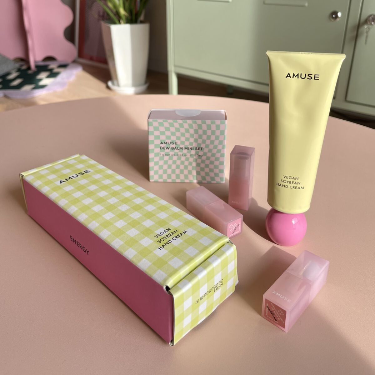 まめハンドクリーム エナジー/AMUSE/ハンドクリームを使ったクチコミ（1枚目）