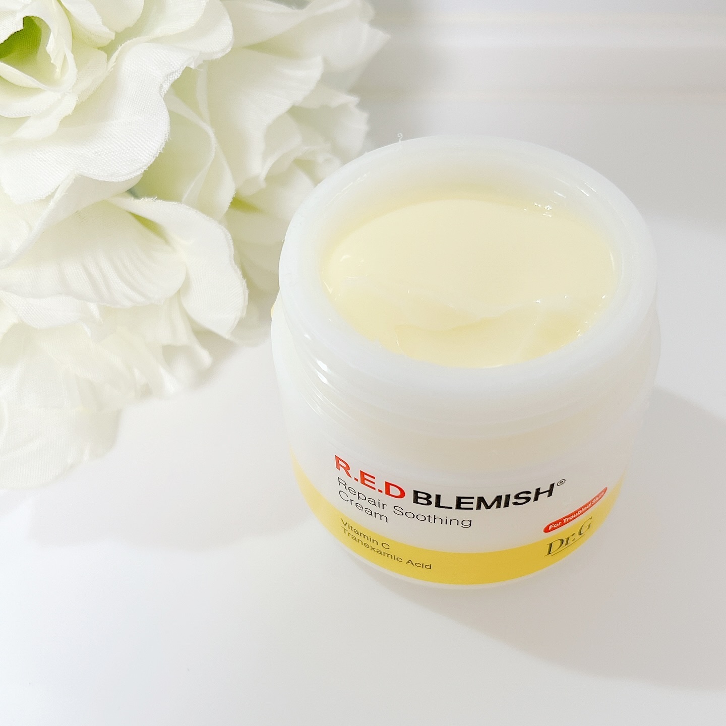 レッドブレミッシュ リペアスージングクリーム/Dr.G/フェイスクリームを使ったクチコミ（3枚目）