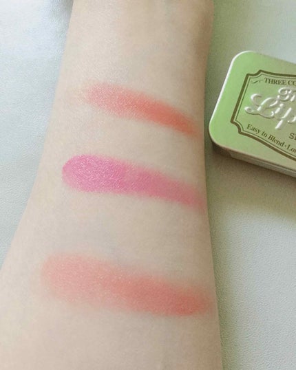 フレッシュフルーツ リップ&チーク トリオ/SKINFOOD/ジェル・クリームチークを使ったクチコミ(4枚目)