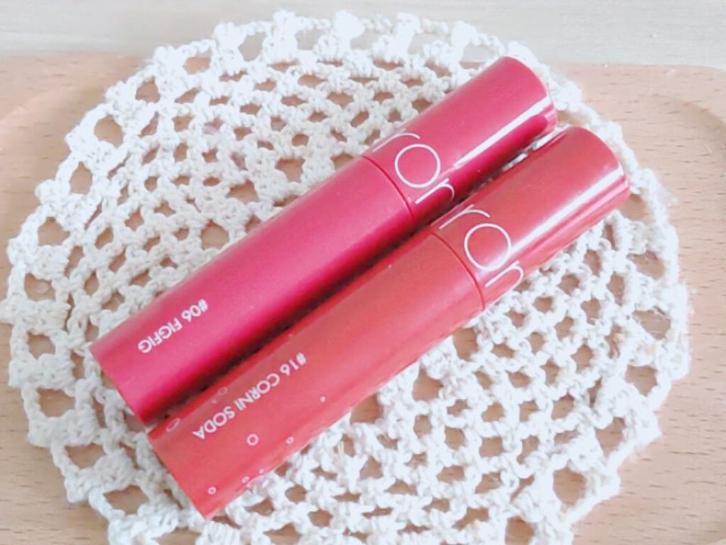 ココアリラ on LIPS 「ロムアンドのジューシーラスティングティント。ティントはことごと..」(1枚目)