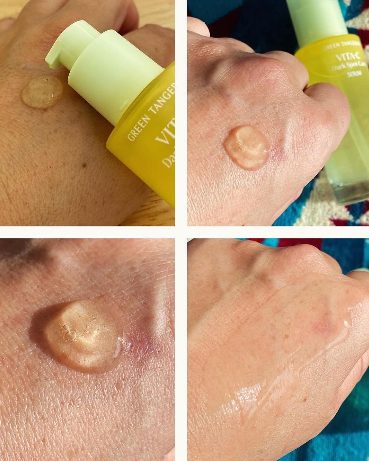 グリーンタンジェリン ビタC ダークスポットケアセラム/goodal/美容液を使ったクチコミ(6枚目)