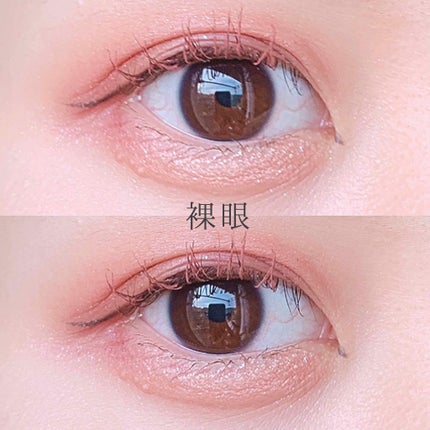 ホログラムブラウン/CLARA CONTACT/カラーコンタクトレンズを使ったクチコミ(2枚目)