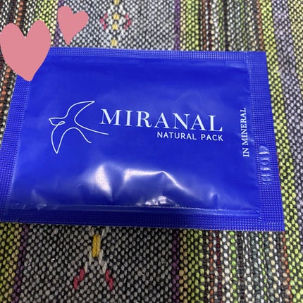 ナチュラルパック /MIRANAL/洗い流すパック・マスクを使ったクチコミ(1枚目)