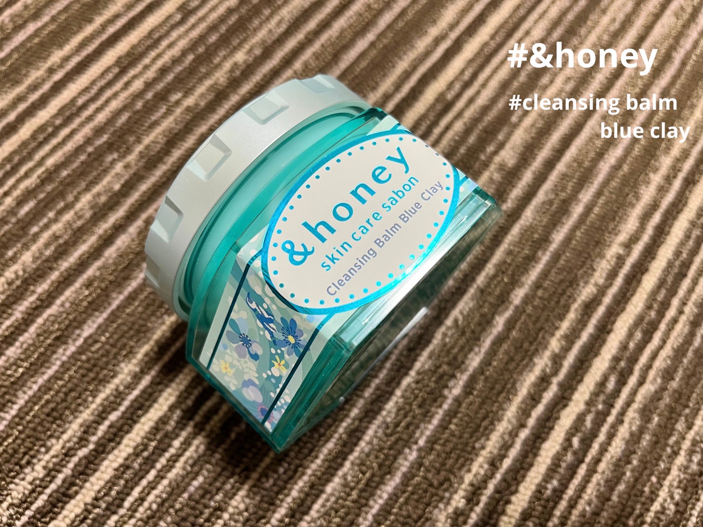 アンドハニー サボン クレンジングバーム ブルークレイ/&honey/クレンジングバームを使ったクチコミ(1枚目)