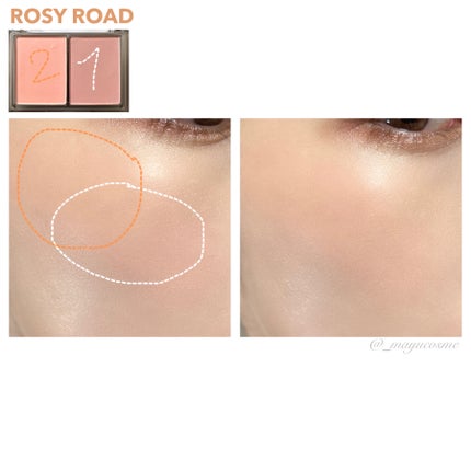 ハイパーフィットカラーチーク/FEEV/ジェル・クリームチークを使ったクチコミ(5枚目)