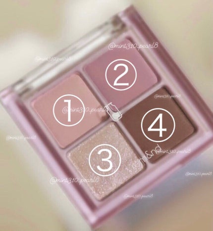 ベターザンアイズ ミルクシリーズ/rom&nd/アイシャドウパレットを使ったクチコミ(3枚目)