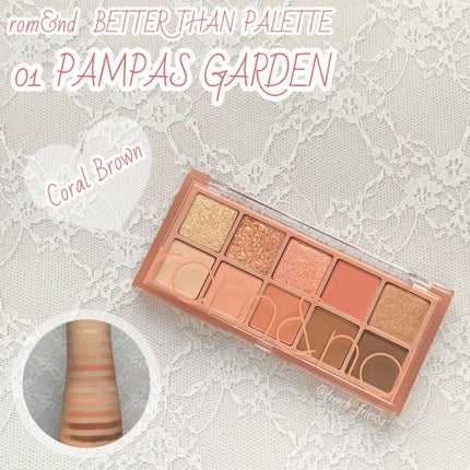 ベターザンパレット/rom&nd/アイシャドウパレットを使ったクチコミ(1枚目)