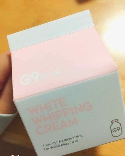 WHITE WHIPPING CREAM(ウユクリーム)/G9SKIN/化粧下地を使ったクチコミ(1枚目)