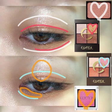 リアルクローズシャドウ/excel/パウダーアイシャドウを使ったクチコミ（3枚目）