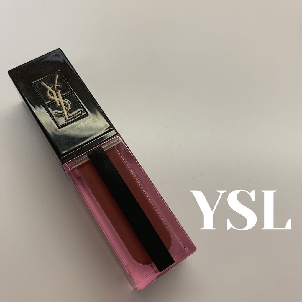 ルージュ ピュールクチュール ヴェルニ ウォーターステイン/YVES SAINT LAURENT BEAUTE/口紅を使ったクチコミ（1枚目）