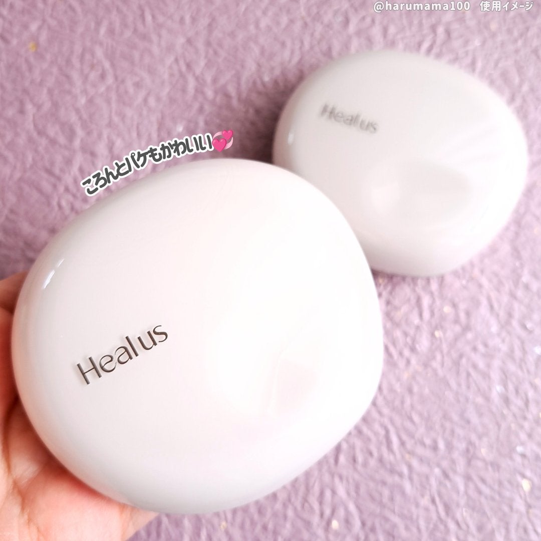 ブリージンググロークッション/Healus/クッションファンデーションを使ったクチコミ(3枚目)
