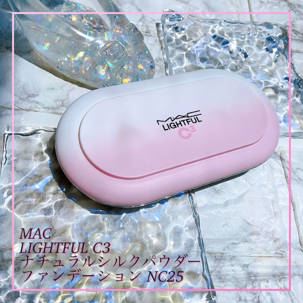 ライトフル C３ ナチュラル シルク パウダーファンデーション/M・A・C/パウダーファンデーションを使ったクチコミ（1枚目）