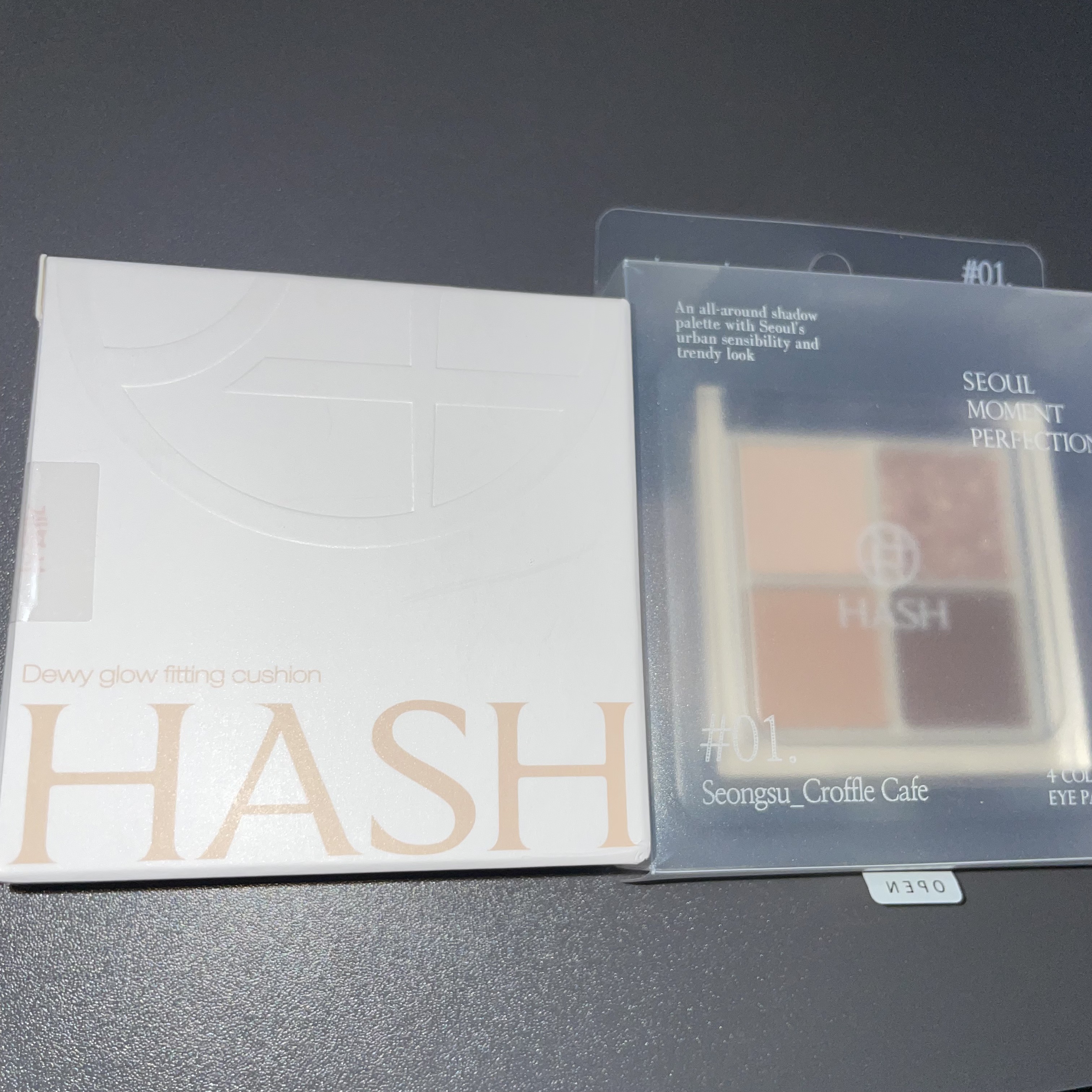 ソウルモーメントパーフェクトアイパレット 01 ソンス_クロップルカフェ/HASH/アイシャドウパレットを使ったクチコミ（1枚目）