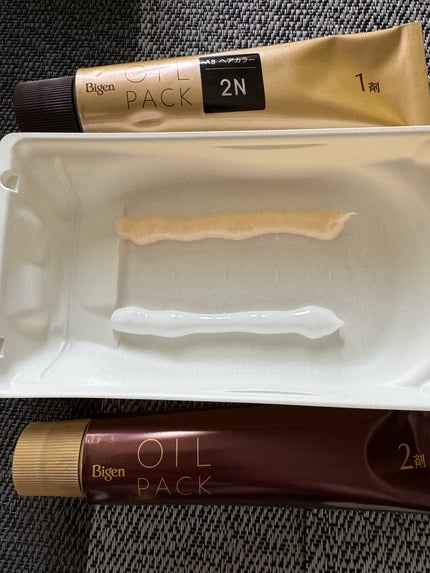 オイルパックカラー/ビゲン/ヘアカラーを使ったクチコミ(5枚目)