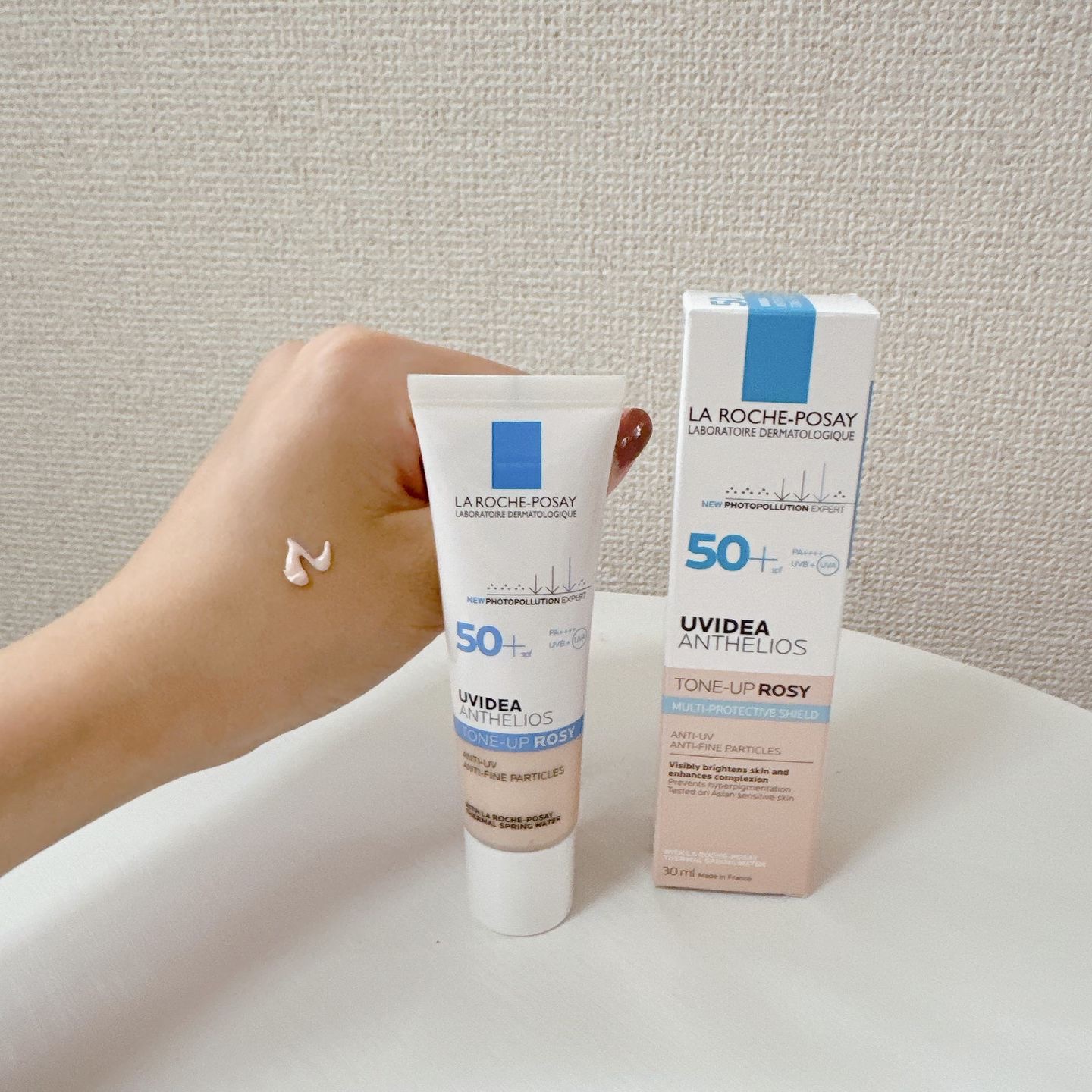 UVイデア XL プロテクショントーンアップ ローズ/ラ ロッシュ ポゼ/日焼け止めクリームを使ったクチコミ（1枚目）