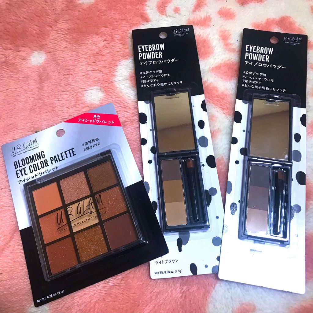 UR GLAM　BLOOMING EYE COLOR PALETTE/U R GLAM/アイシャドウパレットを使ったクチコミ（1枚目）