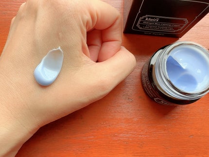 ミッドナイトブルーカーミングクリーム/Klairs/フェイスクリームを使ったクチコミ(3枚目)