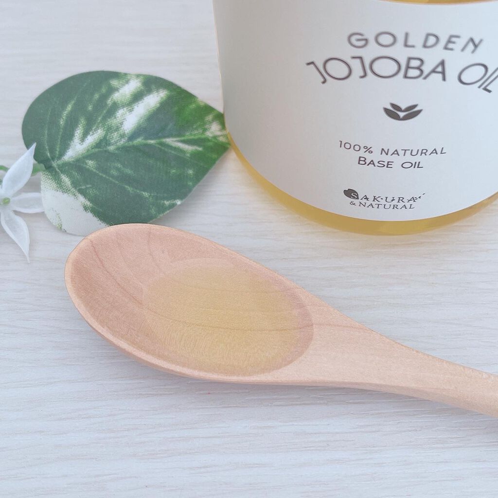 ゴールデンホホバオイル/SAKURA&NATURAL/ボディオイルを使ったクチコミ(3枚目)