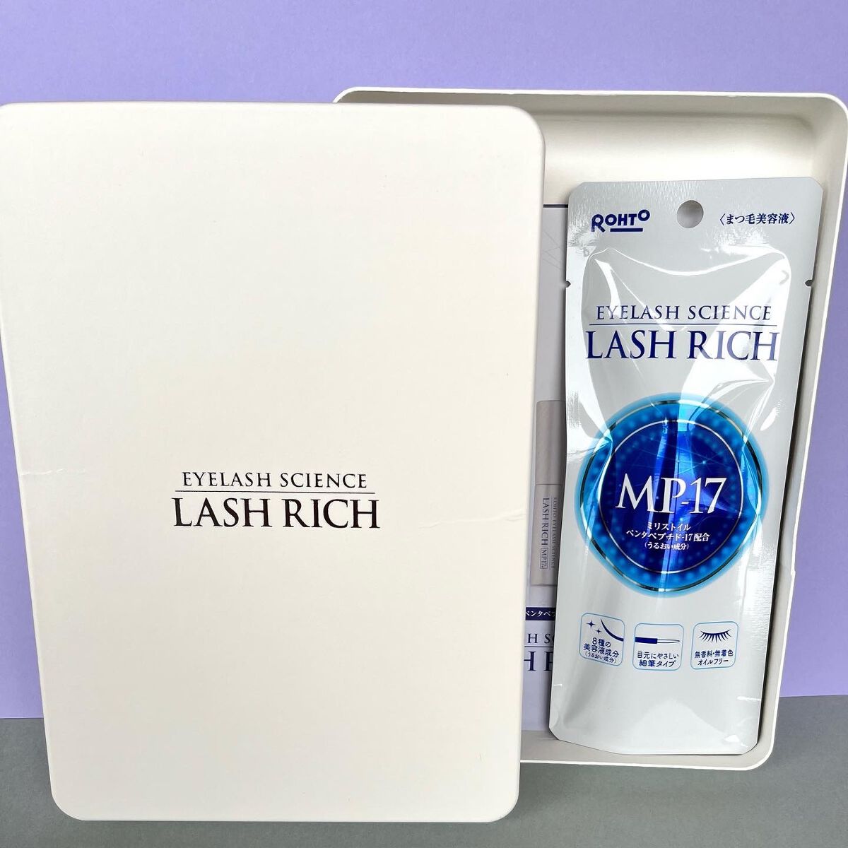 ラッシュリッチアイラッシュセラム/ロート製薬/まつげ美容液を使ったクチコミ(5枚目)