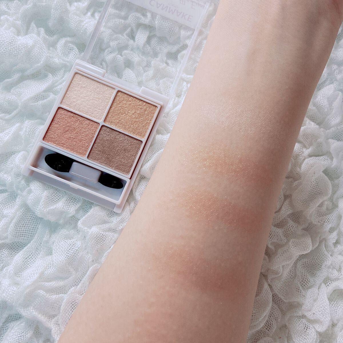 シルキースフレアイズ/キャンメイク/アイシャドウパレットを使ったクチコミ(3枚目)