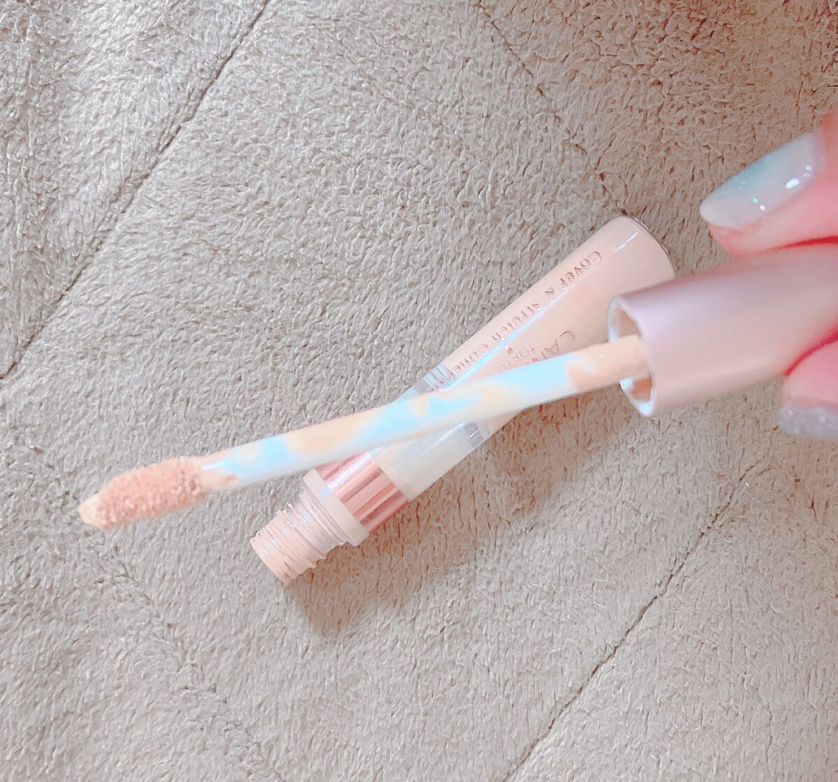 カバー&ストレッチコンシーラー UV/キャンメイク/リキッドコンシーラーを使ったクチコミ(2枚目)