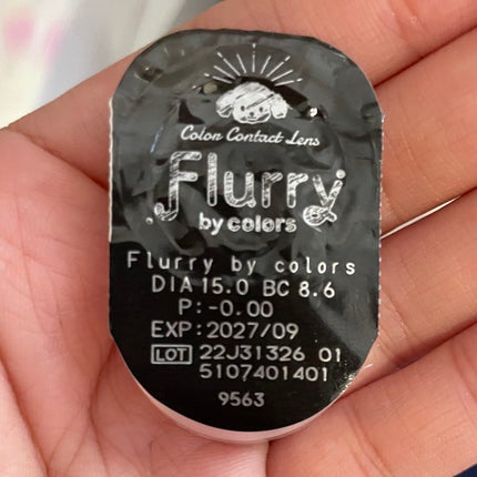 Flurry by colors 1day くりくりプードル/Flurry by colors/ワンデー(1DAY)カラコンを使ったクチコミ(2枚目)