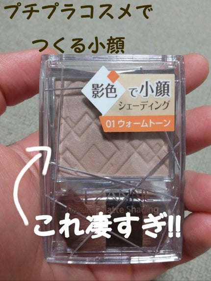 ナチュラルマットシェーディング/CEZANNE/シェーディングを使ったクチコミ(1枚目)