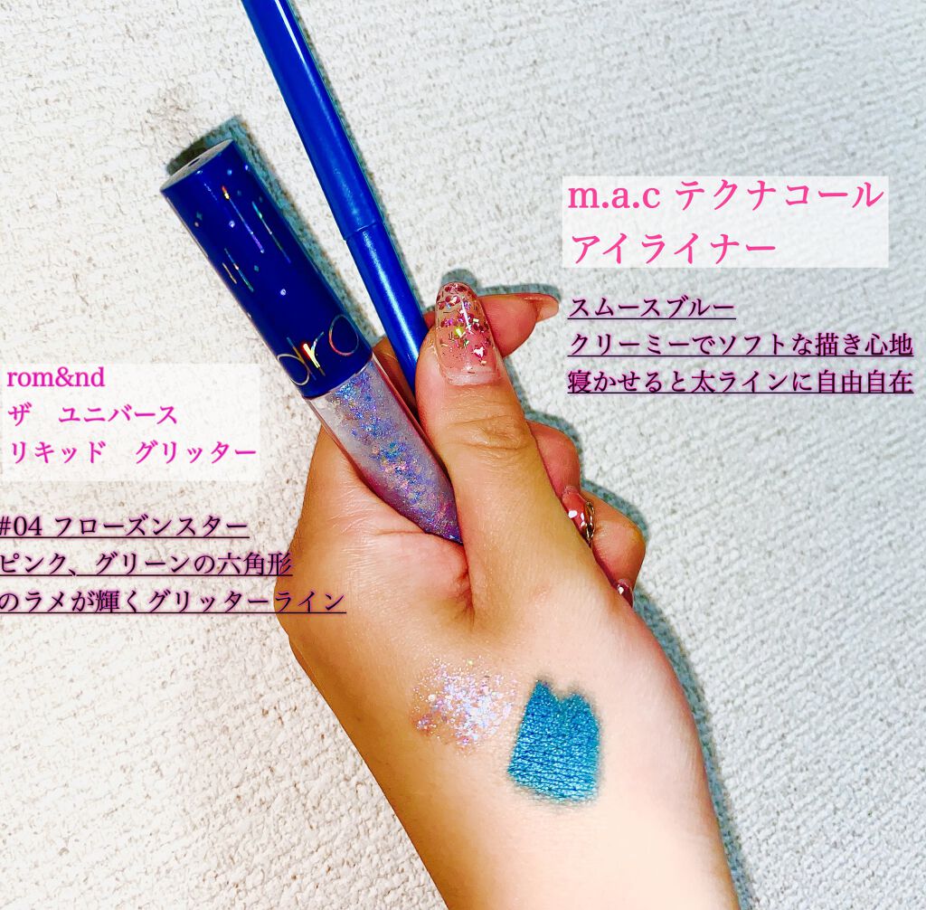 ^_^ on LIPS 「rom&ndとm.a.cメイク画今晩は‧✧̣̥̇‧いつもイイネ..」(2枚目)