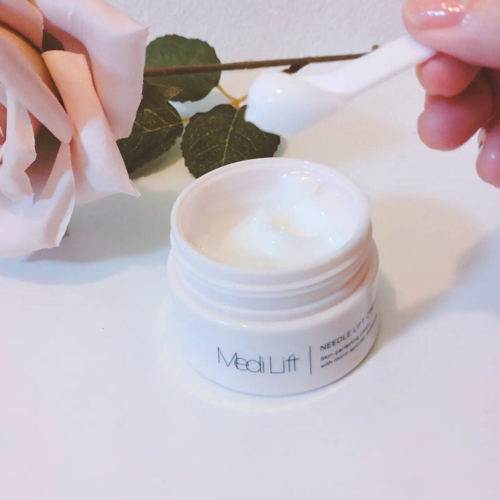 メディリフト ニードルリフトクリーム/YA-MAN TOKYO JAPAN/フェイスクリームを使ったクチコミ(3枚目)