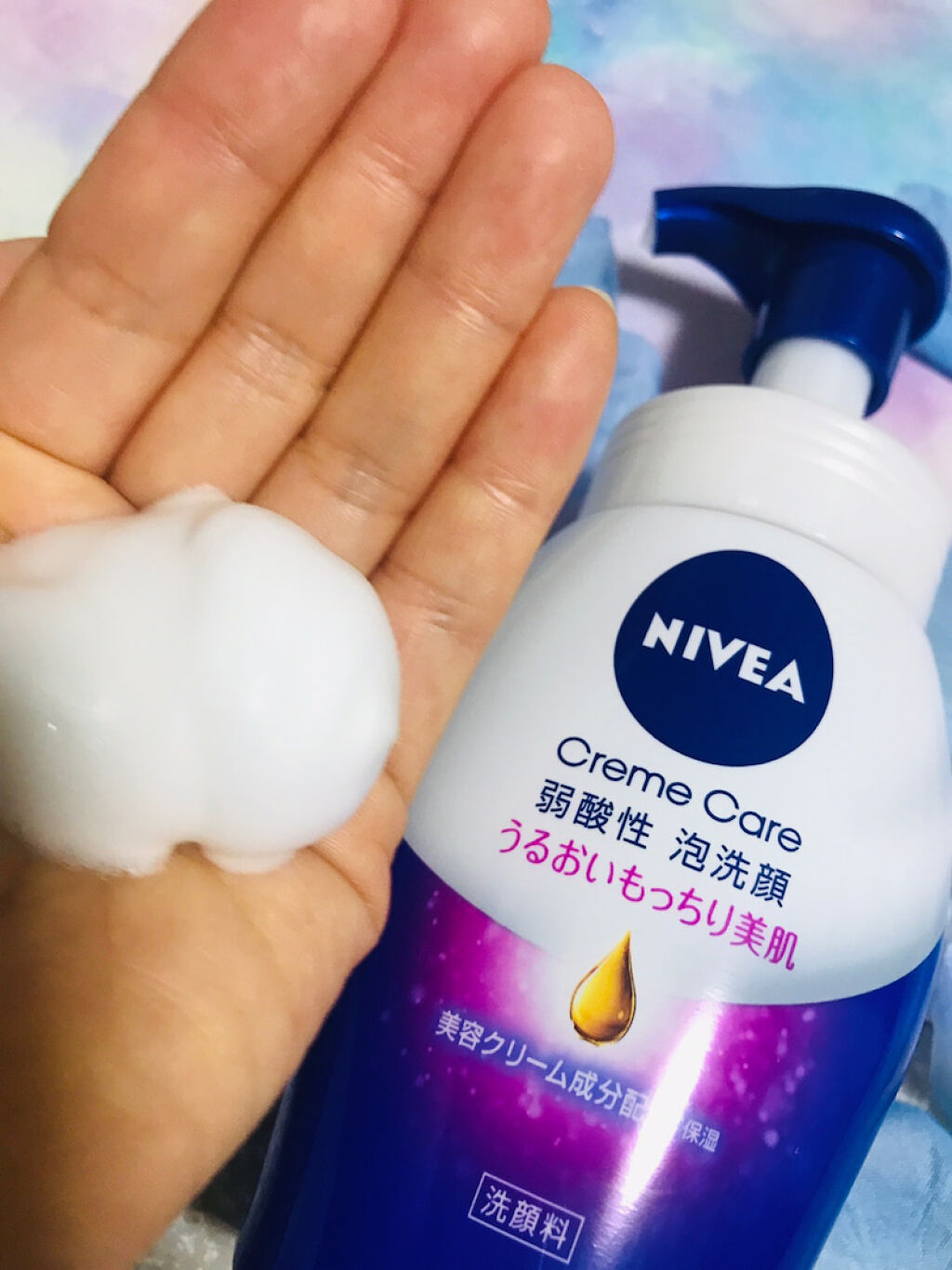 ニベア クリアビューティー弱酸性泡洗顔 もっちり美肌/ニベア/泡洗顔を使ったクチコミ（1枚目）