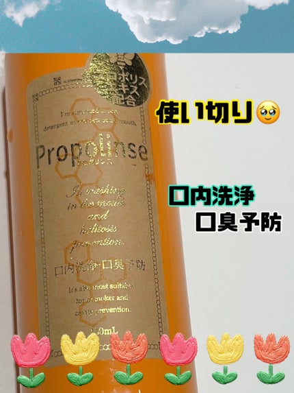 プロポリンス/プロポリンス/マウスウォッシュ・スプレーを使ったクチコミ(1枚目)