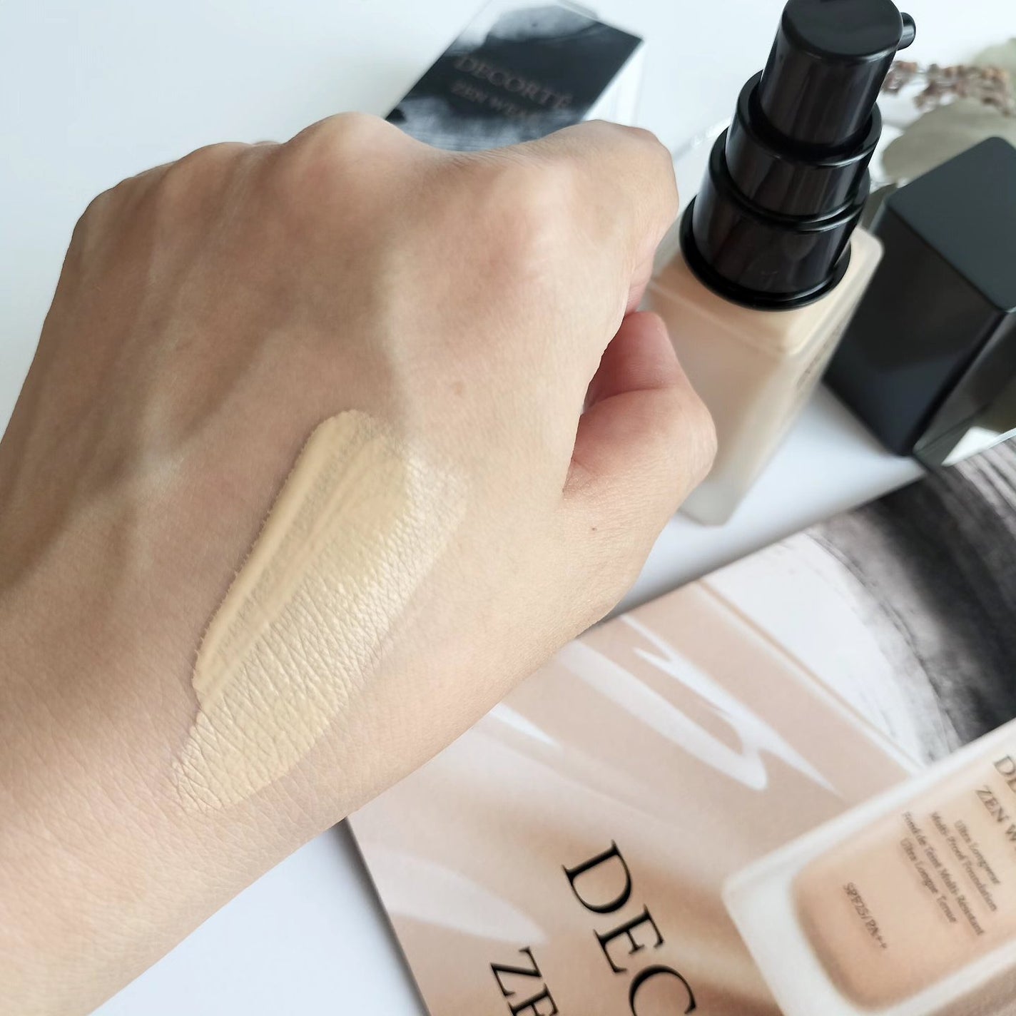 ゼン ウェア フルイド/DECORTÉ/リキッドファンデーションを使ったクチコミ(5枚目)