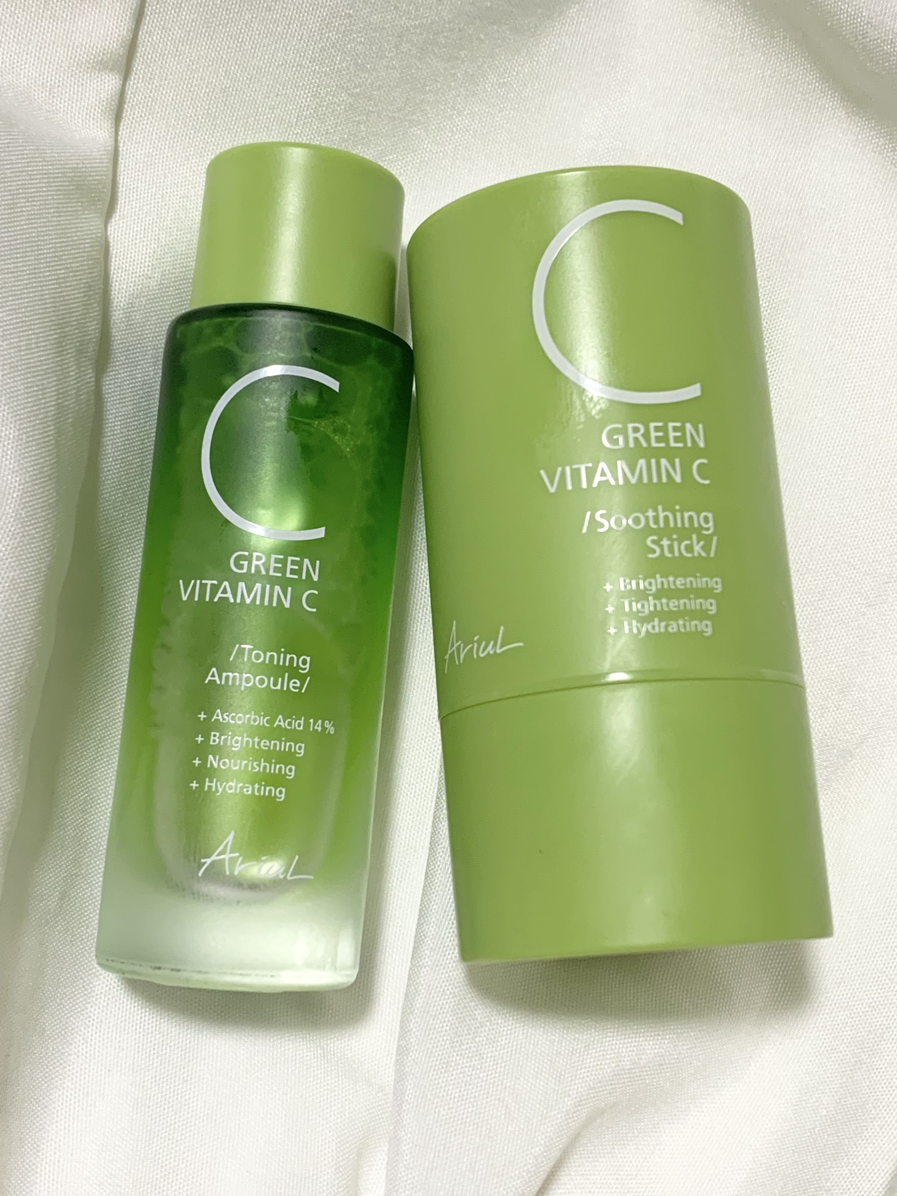 グリーンビタミンCスティック/Ariul/フェイスバームを使ったクチコミ（1枚目）