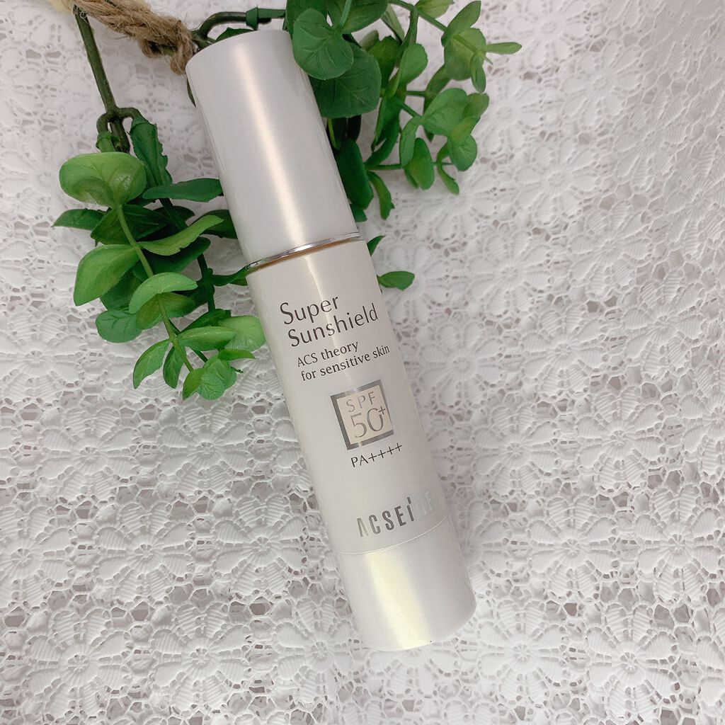 スーパーサンシールド  EX＜R＞/ACSEINE/日焼け止めクリームを使ったクチコミ（1枚目）