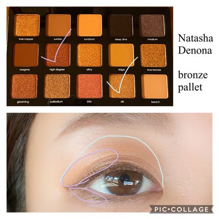 BRONZE PALETTE/Natasha Denona/アイシャドウパレットを使ったクチコミ(2枚目)