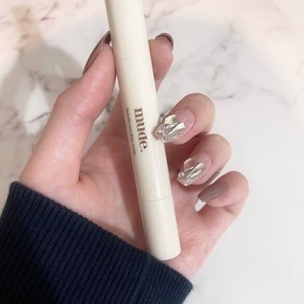 ドリズルバーム/mude/口紅を使ったクチコミ(2枚目)