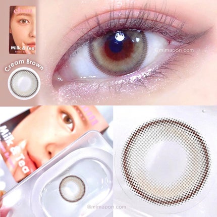 chuuLENS Milk&Tea 1day/chuu LENS/ワンデー(1DAY)カラコンを使ったクチコミ(3枚目)