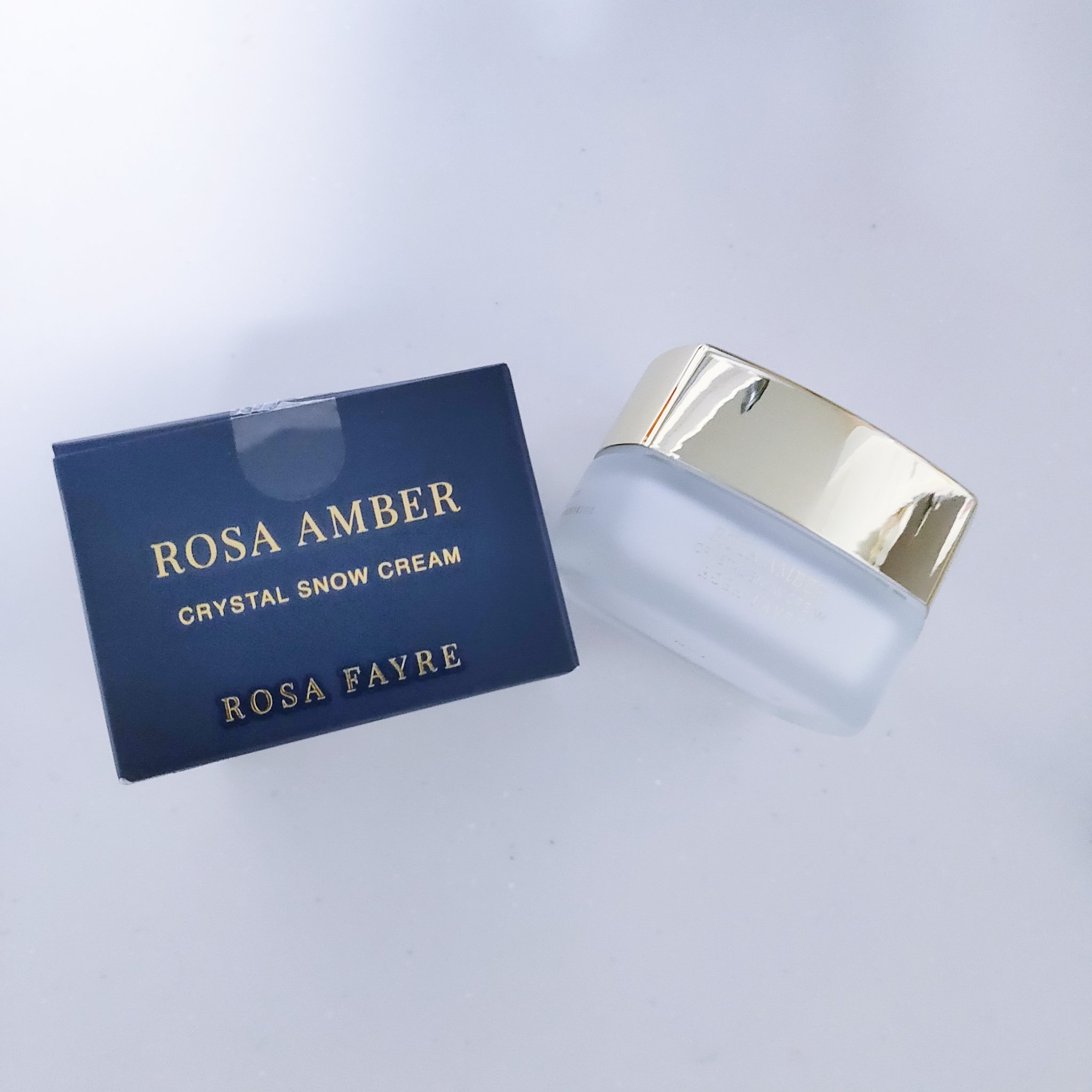 ロサ アンバー クリスタル スノー クリーム/ROSA FAYRE/フェイスクリームを使ったクチコミ（2枚目）