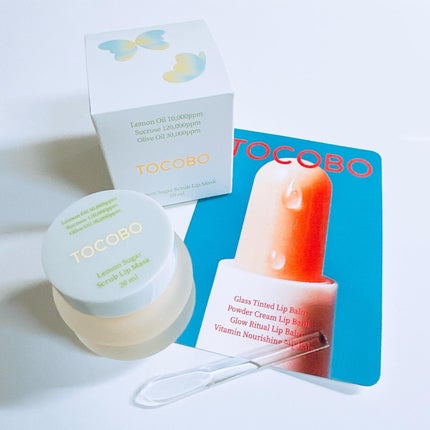 レモンシュガースクラブリップマスク/TOCOBO/リップスクラブを使ったクチコミ(5枚目)