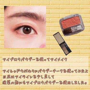 UR GLAM　EYEBROW POWDER/U R GLAM/パウダーアイブロウを使ったクチコミ（3枚目）