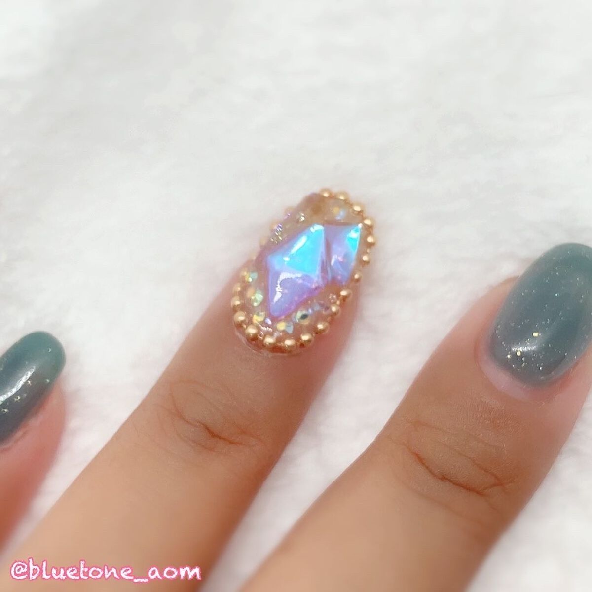 ジェルネイル(ライト対応)/セリア/ジェルネイルを使ったクチコミ(4枚目)