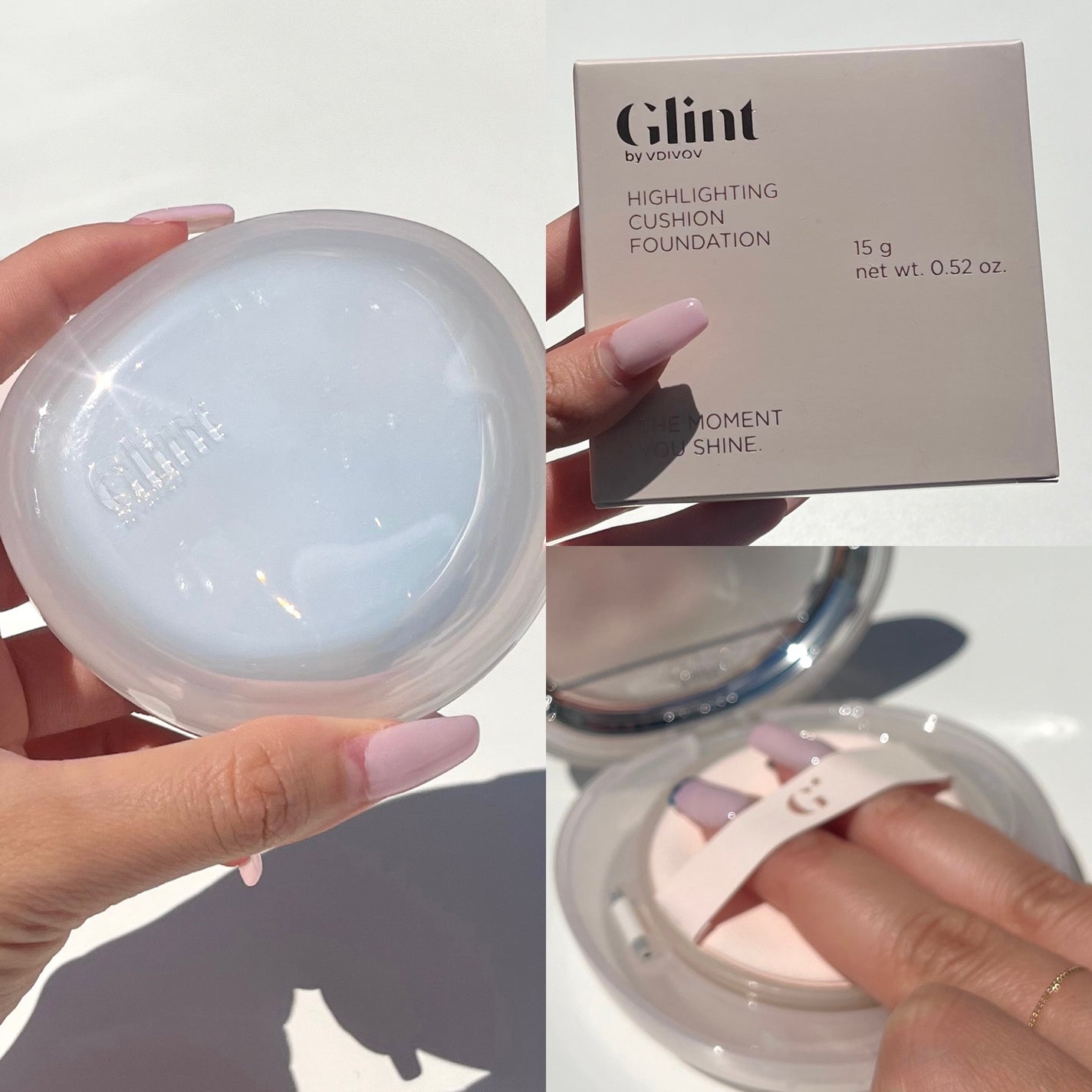 ハイライティングクッションファンデーション/Glint/クッションファンデーションを使ったクチコミ(3枚目)